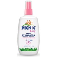 Picnic Baby  спрей детский от летающих кровососущих, 1+, 120 мл